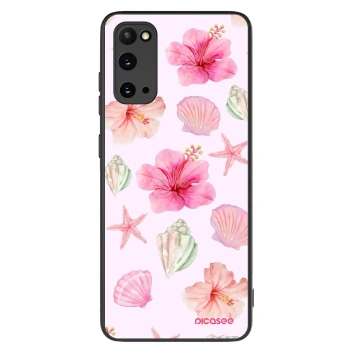 Szilikon tok erre a típusra Samsung Galaxy S20 G980F - Blush Lagoon