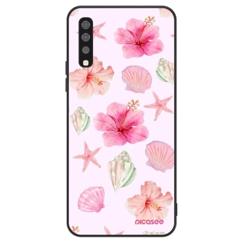 Szilikon tok erre a típusra Samsung Galaxy A70 A705F - Blush Lagoon
