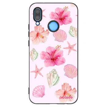 Picasee fekete szilikon tok az alábbi mobiltelefonokra Huawei P20 Lite - Blush Lagoon