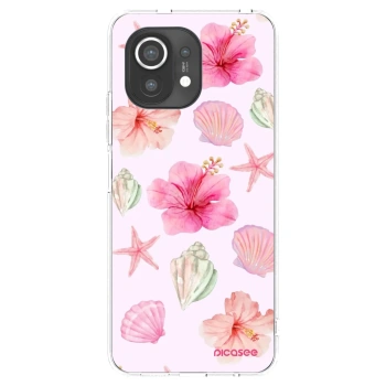 Picasee átlátszó szilikon tok az alábbi mobiltelefonokra Xiaomi Mi 11 - Blush Lagoon