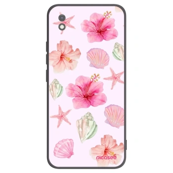 Picasee fekete szilikon tok az alábbi mobiltelefonokra Xiaomi Redmi 9AT - Blush Lagoon