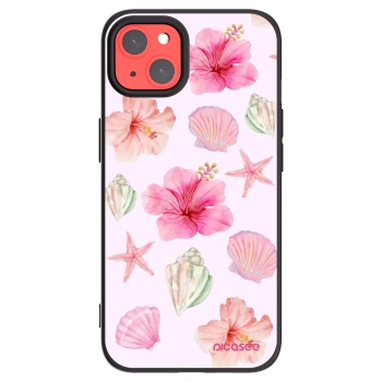 Picasee fekete szilikon tok az alábbi mobiltelefonokra Apple iPhone 13 - Blush Lagoon
