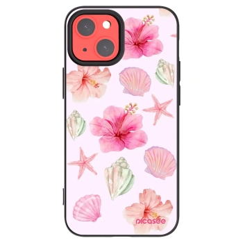 Picasee fekete szilikon tok az alábbi mobiltelefonokra Apple iPhone 13 mini - Blush Lagoon