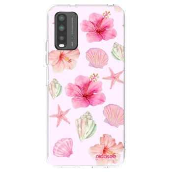 Picasee fekete szilikon tok az alábbi mobiltelefonokra Xiaomi Redmi 9T - Blush Lagoon