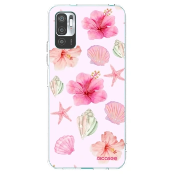 Picasee átlátszó szilikon tok az alábbi mobiltelefonokra Xiaomi Redmi Note 10 5G - Blush Lagoon