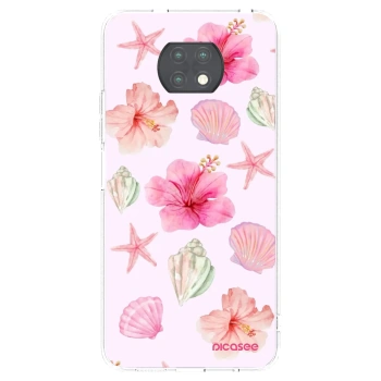 Picasee átlátszó szilikon tok az alábbi mobiltelefonokra Xiaomi Redmi Note 9T - Blush Lagoon