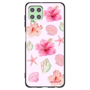 Picasee fekete szilikon tok az alábbi mobiltelefonokra Samsung Galaxy A22 A225F 4G - Blush Lagoon