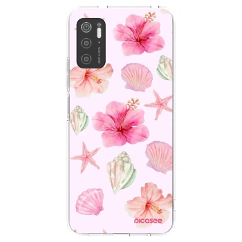 Picasee átlátszó szilikon tok az alábbi mobiltelefonokra Xiaomi Poco M3 Pro 5G - Blush Lagoon