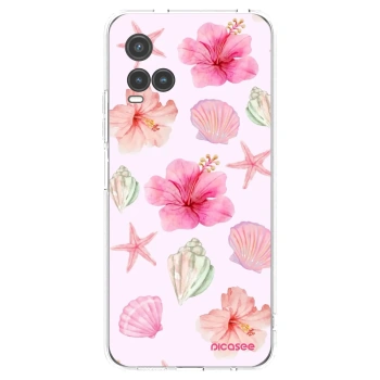 Picasee átlátszó szilikon tok az alábbi mobiltelefonokra Vivo Y33s - Blush Lagoon