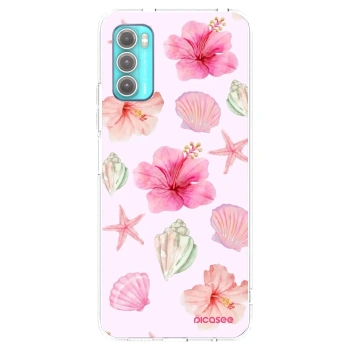 Picasee átlátszó szilikon tok az alábbi mobiltelefonokra Motorola Moto G60 - Blush Lagoon
