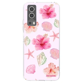 Picasee átlátszó szilikon tok az alábbi mobiltelefonokra Vivo Y72 5G - Blush Lagoon