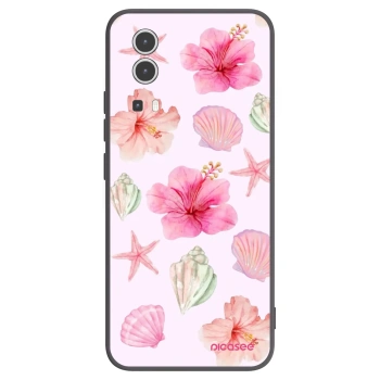 Picasee fekete szilikon tok az alábbi mobiltelefonokra Vivo Y72 5G - Blush Lagoon