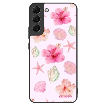 Szilikon tok erre a típusra Samsung Galaxy S22+ 5G - Blush Lagoon