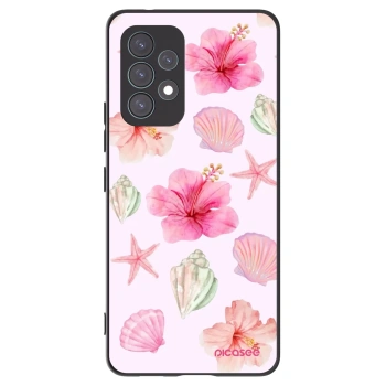 Picasee fekete szilikon tok az alábbi mobiltelefonokra Samsung Galaxy A53 5G A536 - Blush Lagoon