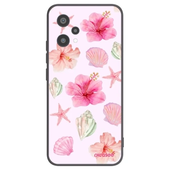 Picasee fekete szilikon tok az alábbi mobiltelefonokra Realme 9 Pro 5G - Blush Lagoon