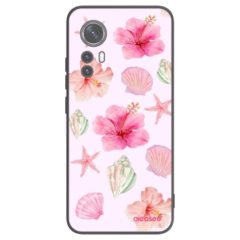 Picasee fekete szilikon tok az alábbi mobiltelefonokra Xiaomi 12 - Blush Lagoon