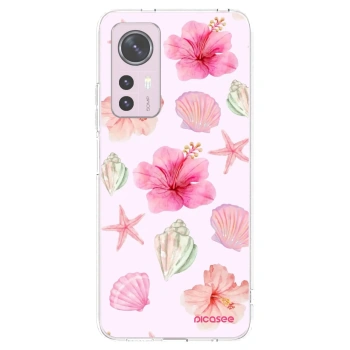Picasee átlátszó szilikon tok az alábbi mobiltelefonokra Xiaomi 12 - Blush Lagoon