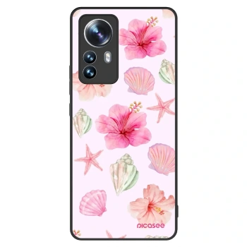 Szilikon tok erre a típusra Xiaomi 12 Pro - Blush Lagoon