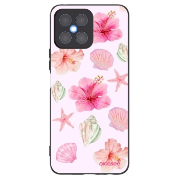 Picasee fekete szilikon tok az alábbi mobiltelefonokra Honor X8 4G - Blush Lagoon