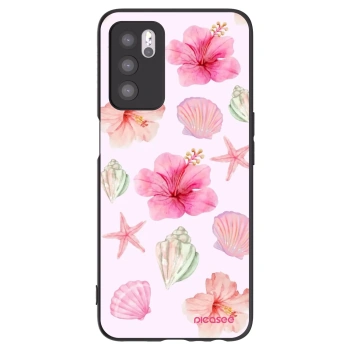 Picasee fekete szilikon tok az alábbi mobiltelefonokra OPPO A16s - Blush Lagoon