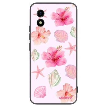 Picasee fekete szilikon tok az alábbi mobiltelefonokra Vivo Y01 - Blush Lagoon