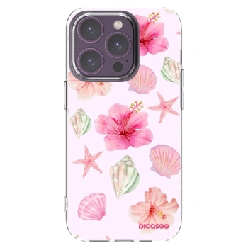 Picasee átlátszó szilikon tok az alábbi mobiltelefonokra Apple iPhone 14 Pro - Blush Lagoon