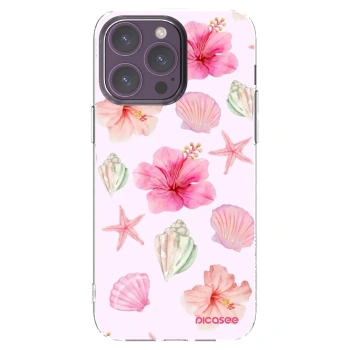 Picasee átlátszó szilikon tok az alábbi mobiltelefonokra Apple iPhone 14 Pro Max - Blush Lagoon