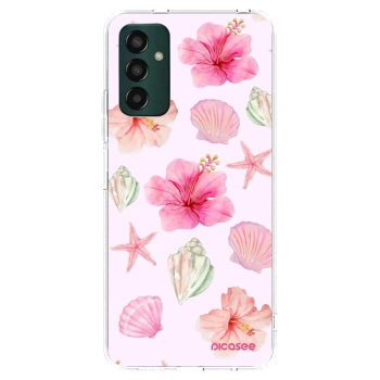 Picasee átlátszó szilikon tok az alábbi mobiltelefonokra Samsung Galaxy M13 M135F - Blush Lagoon