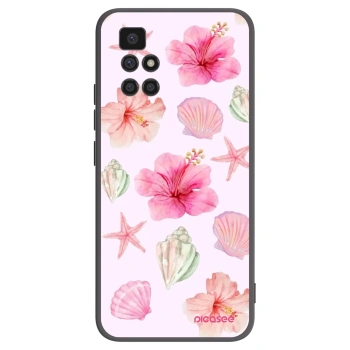 Picasee fekete szilikon tok az alábbi mobiltelefonokra Xiaomi Redmi 10 (2022) - Blush Lagoon