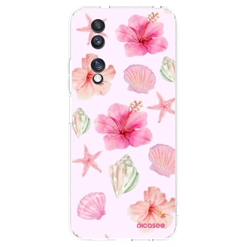 Picasee átlátszó szilikon tok az alábbi mobiltelefonokra Honor 70 - Blush Lagoon