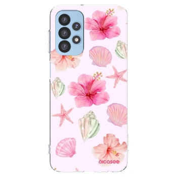 Picasee átlátszó szilikon tok az alábbi mobiltelefonokra Samsung Galaxy A23 A235F 4G - Blush Lagoon