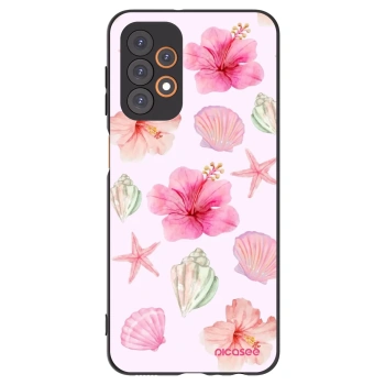 Picasee fekete szilikon tok az alábbi mobiltelefonokra Samsung Galaxy A23 A236B 5G - Blush Lagoon