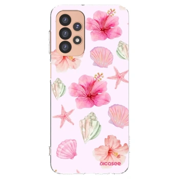 Picasee átlátszó szilikon tok az alábbi mobiltelefonokra Samsung Galaxy A23 A236B 5G - Blush Lagoon