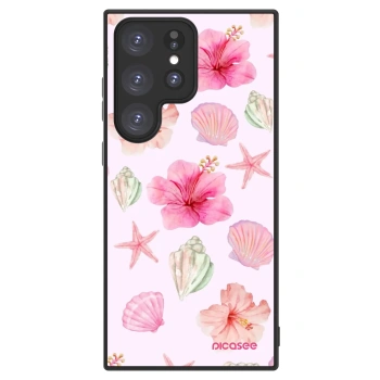 Szilikon tok erre a típusra Samsung Galaxy S23 Ultra 5G - Blush Lagoon