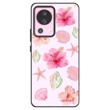 Picasee fekete szilikon tok az alábbi mobiltelefonokra Xiaomi 13 Lite - Blush Lagoon