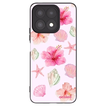 Picasee fekete szilikon tok az alábbi mobiltelefonokra Honor X8a - Blush Lagoon