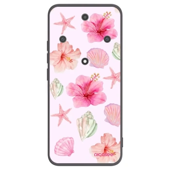Picasee fekete szilikon tok az alábbi mobiltelefonokra Honor Magic5 Lite 5G - Blush Lagoon