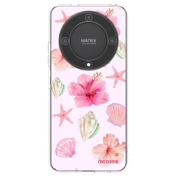 Picasee átlátszó szilikon tok az alábbi mobiltelefonokra Honor Magic5 Lite 5G - Blush Lagoon