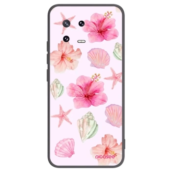 Picasee fekete szilikon tok az alábbi mobiltelefonokra Xiaomi 13 Pro - Blush Lagoon