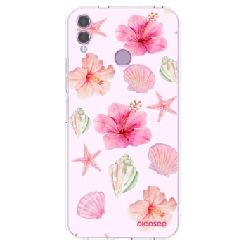 Picasee átlátszó szilikon tok az alábbi mobiltelefonokra Honor 8X - Blush Lagoon