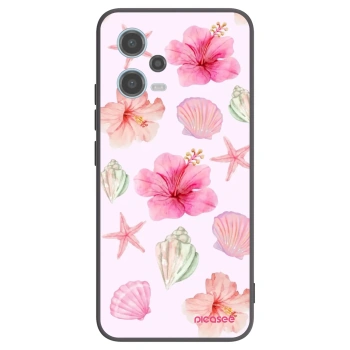 Picasee fekete szilikon tok az alábbi mobiltelefonokra Xiaomi Redmi Note 12 5G - Blush Lagoon