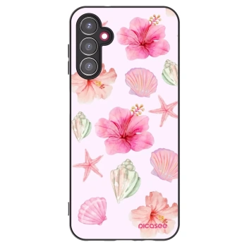 Picasee fekete szilikon tok az alábbi mobiltelefonokra Samsung Galaxy A14 4G A145R - Blush Lagoon