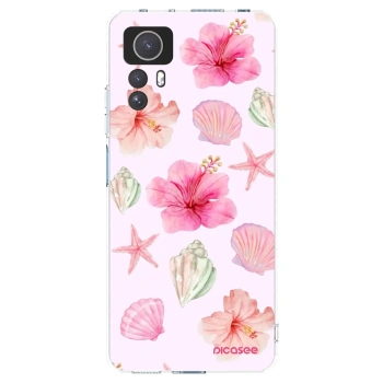Picasee átlátszó szilikon tok az alábbi mobiltelefonokra Xiaomi Redmi Note 12S - Blush Lagoon