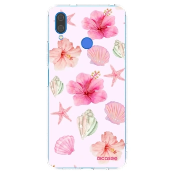 Picasee átlátszó szilikon tok az alábbi mobiltelefonokra Huawei Nova 3 - Blush Lagoon