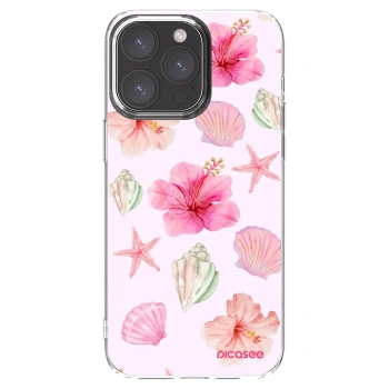 Picasee átlátszó szilikon tok az alábbi mobiltelefonokra Apple iPhone 15 Pro Max - Blush Lagoon