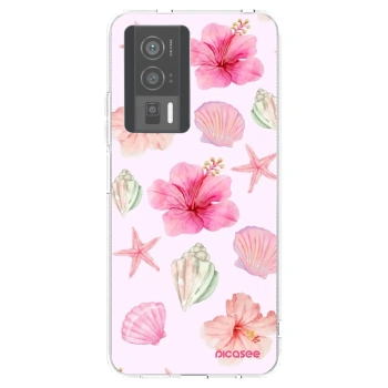 Picasee átlátszó szilikon tok az alábbi mobiltelefonokra Xiaomi Poco F5 Pro 5G - Blush Lagoon