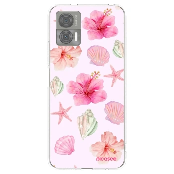 Picasee átlátszó szilikon tok az alábbi mobiltelefonokra Motorola Edge 30 Neo - Blush Lagoon