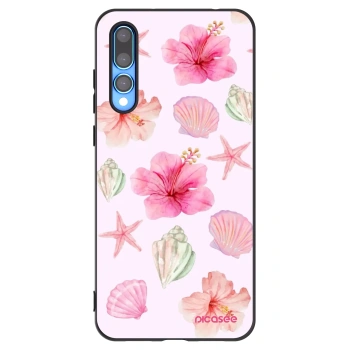 Picasee fekete szilikon tok az alábbi mobiltelefonokra Huawei P20 Pro - Blush Lagoon