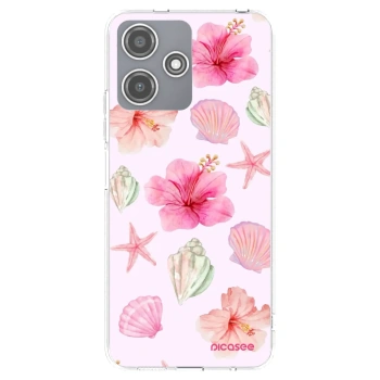 Picasee átlátszó szilikon tok az alábbi mobiltelefonokra Xiaomi Redmi 12 5G - Blush Lagoon