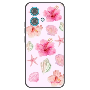 Picasee fekete szilikon tok az alábbi mobiltelefonokra Motorola Edge 40 Neo - Blush Lagoon